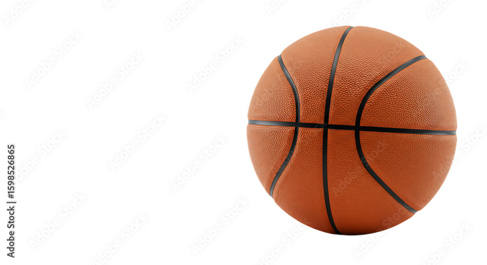 Fototapeta premium Basketball isolated on transparent background