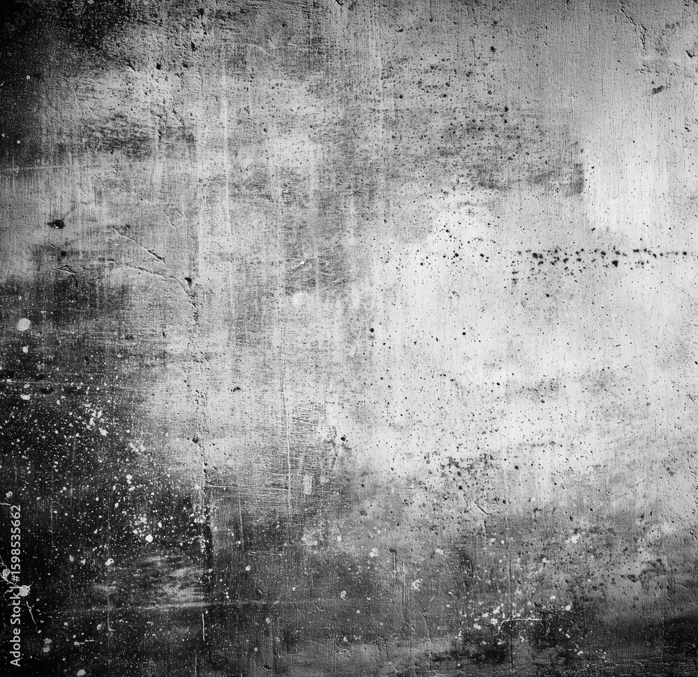 Fototapeta premium Black and white grunge texture background 