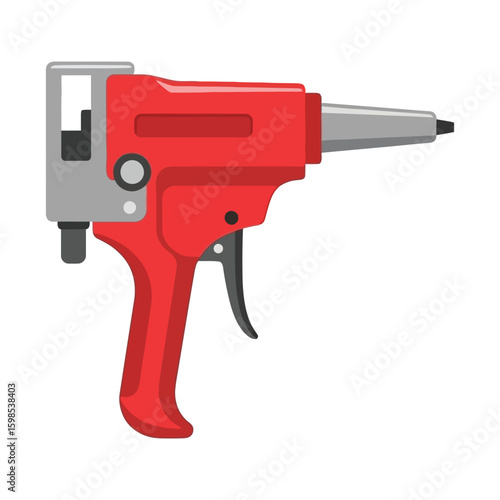 Red and Grey Adhesive Applicator Gun.