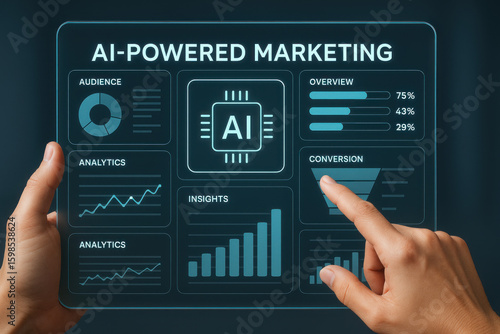 AI-Powered Marketing Illustration