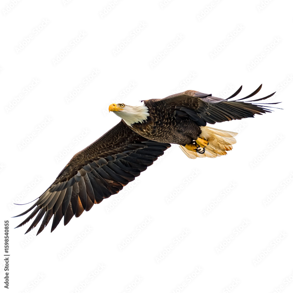Fototapeta premium White Background Eagle