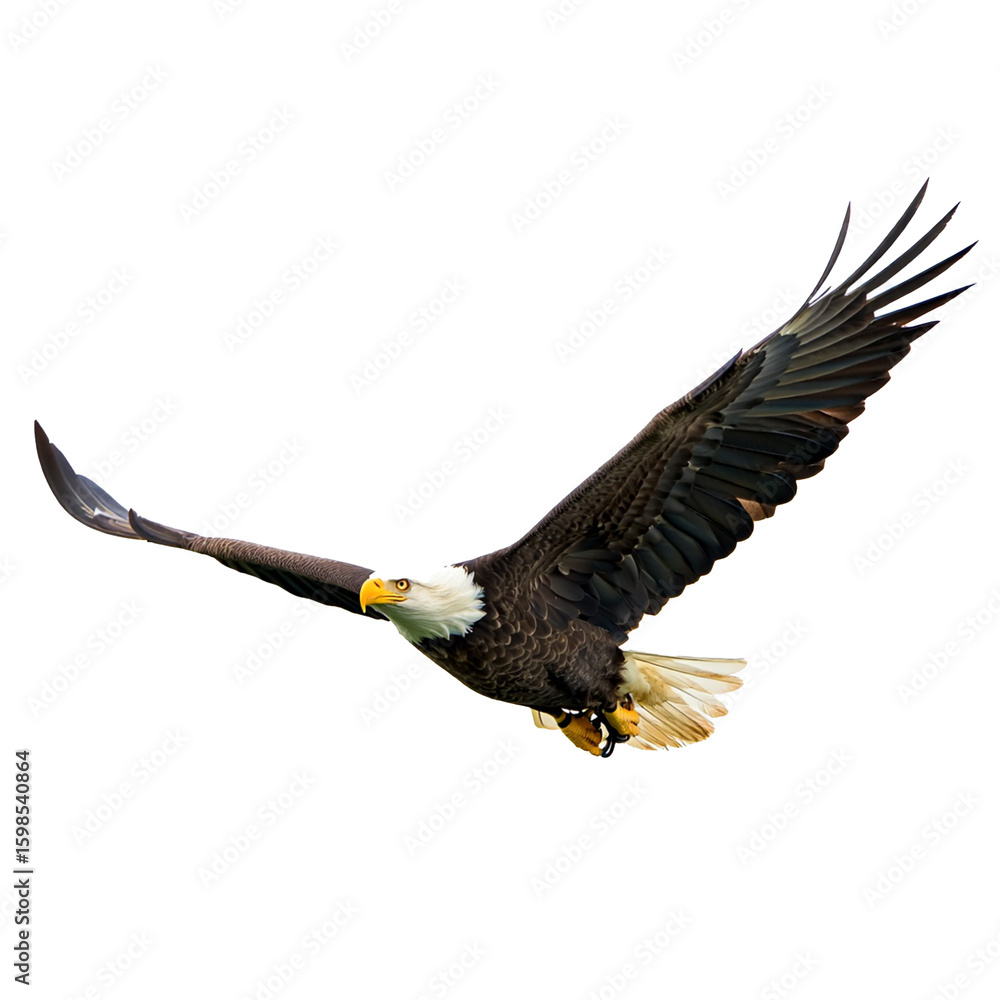 Obraz premium White Background Eagle