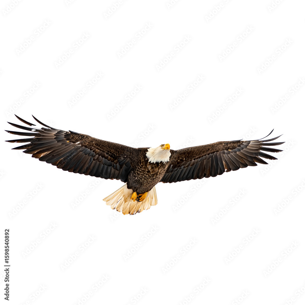Obraz premium White Background Eagle