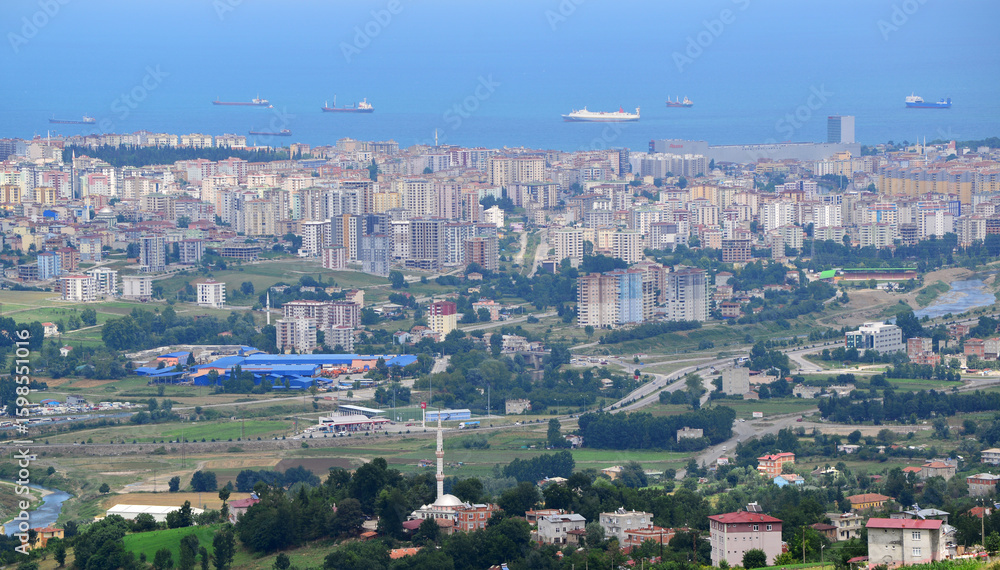 Fototapeta premium A view from Samsun, Turkey