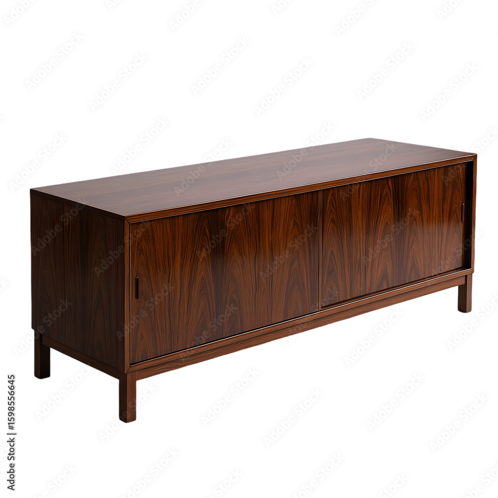 Elegant wooden storage cabinet in rich brown hues, perfect for modern living spaces. Elegant wooden storage cabinet in rich brown hues, perfect for modern living spaces.
