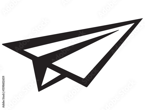 PAPER PLANE SILHOUETTE