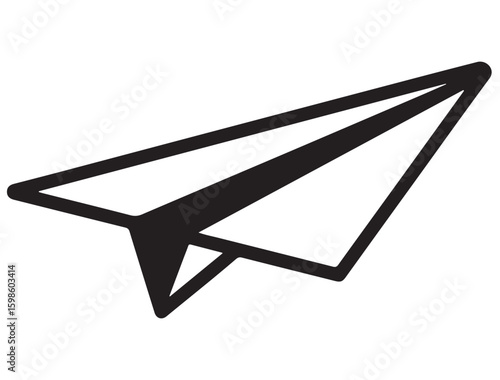 PAPER PLANE SILHOUETTE