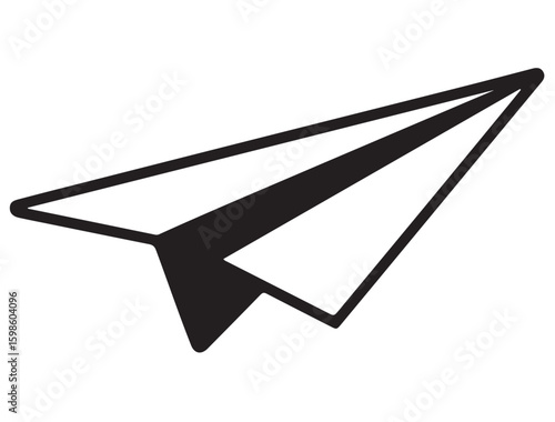 PAPER PLANE SILHOUETTE