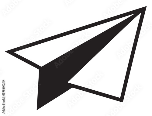 PAPER PLANE SILHOUETTE