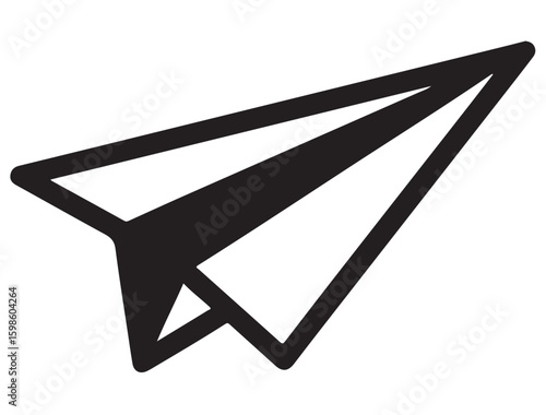 PAPER PLANE SILHOUETTE