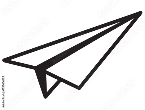 PAPER PLANE SILHOUETTE