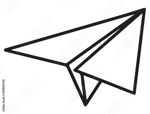 PAPER PLANE SILHOUETTE