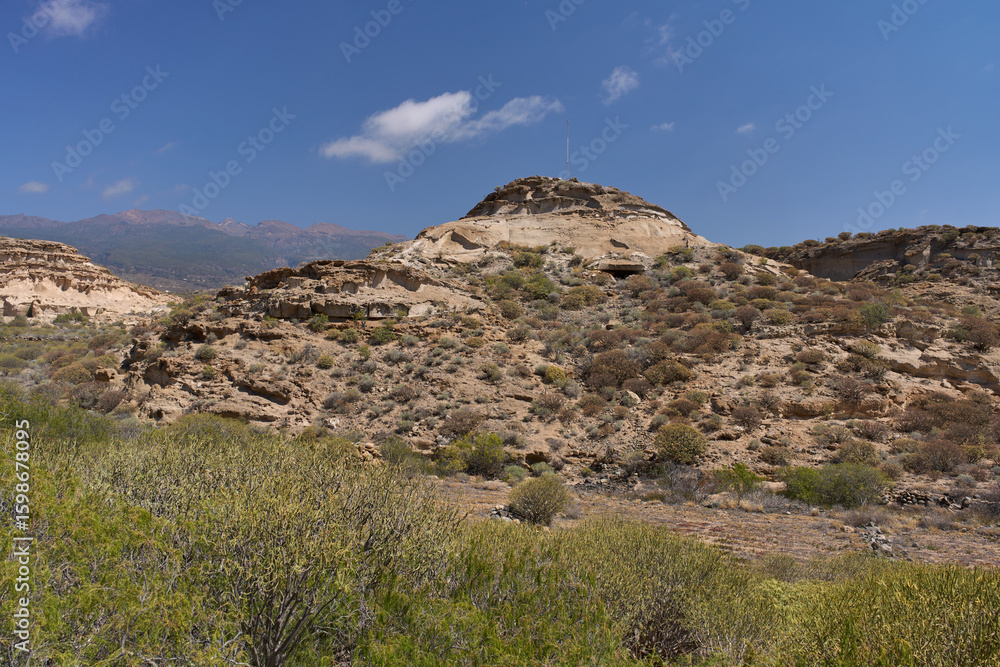 Los Derriscaderos rugged ravine landscape Los Derriscaderos rugged ravine landscape