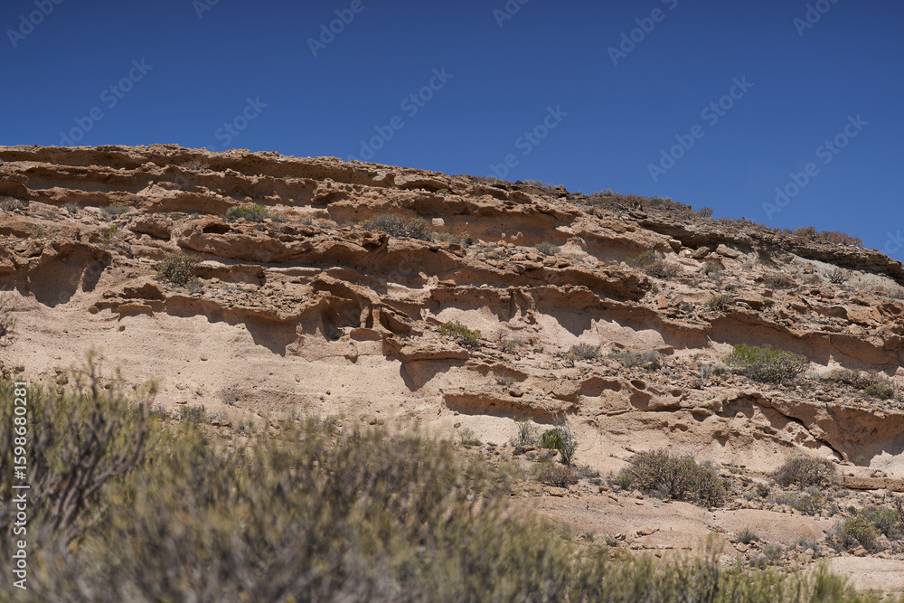 Los Derriscaderos rugged ravine landscape Los Derriscaderos rugged ravine landscape