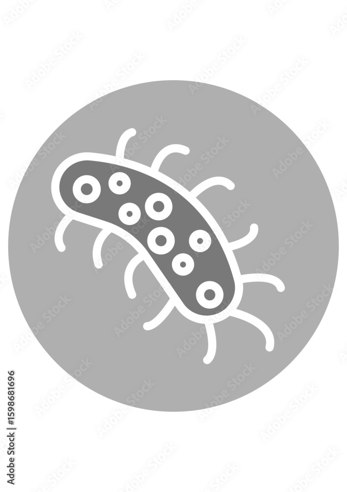 Obraz premium Bacteria Icon