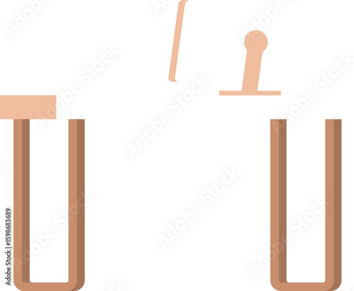 Turnstiles for business center vector illustration