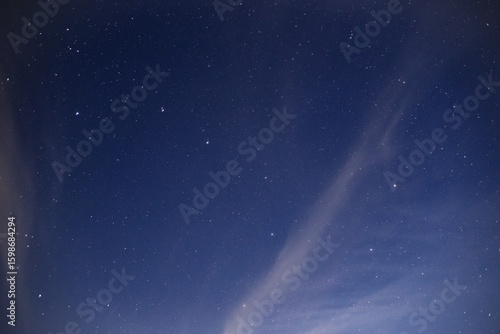 The big dipper in the summer sky