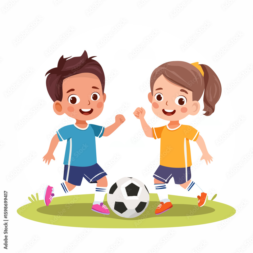 children playing soccer children playing soccer
