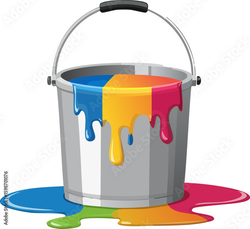 bucket of paint