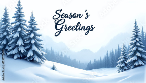 Festive fireworks with wishes for joy, health, and success for Christmas cards  