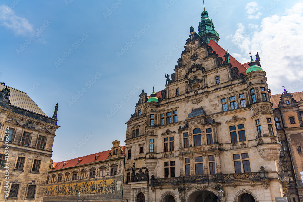 Fototapeta premium Georgentor (George Gate) in Dresden, Germany