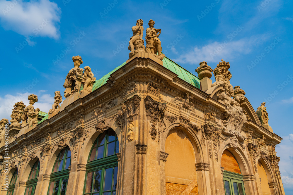 Fototapeta premium Zwinger, a palatial complex in Dresden, Germany