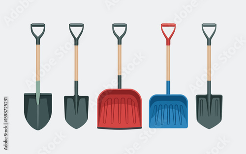 Five Different Types of Shovels for Gardening and Snow Removal