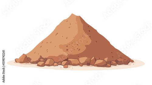 Clay Pile Vector Illustration for Creative Designs