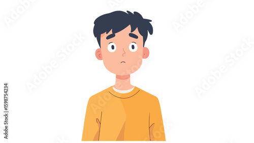 Confused Teenage Trying to Understand Simple and Minimalist Concept