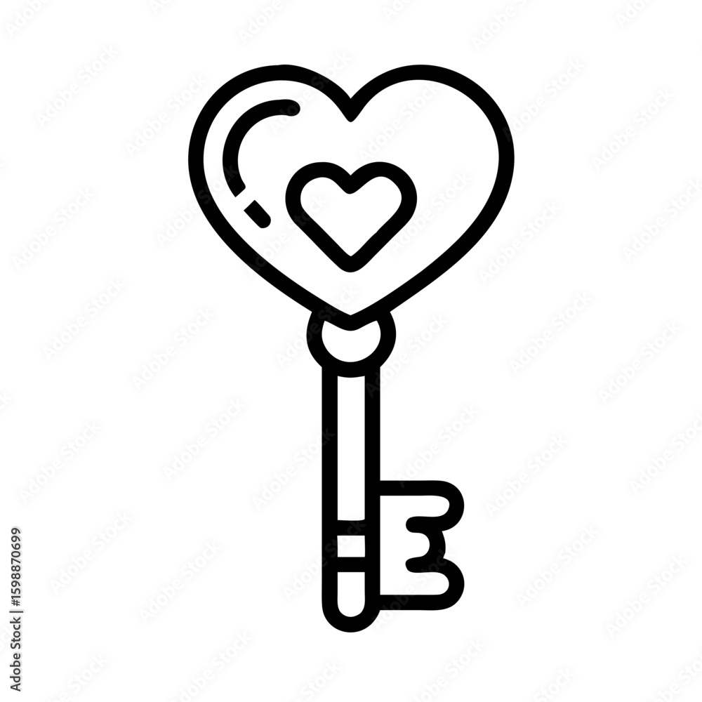 Heart shaped antique metal object with smaller heart inside for love and access concept design element Heart shaped antique metal object with smaller heart inside for love and access concept design element
