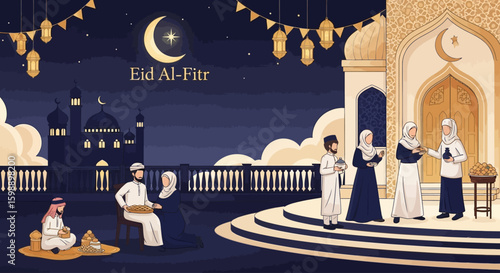 Eid Al-Fitr Celebration Night with Muslim Community
