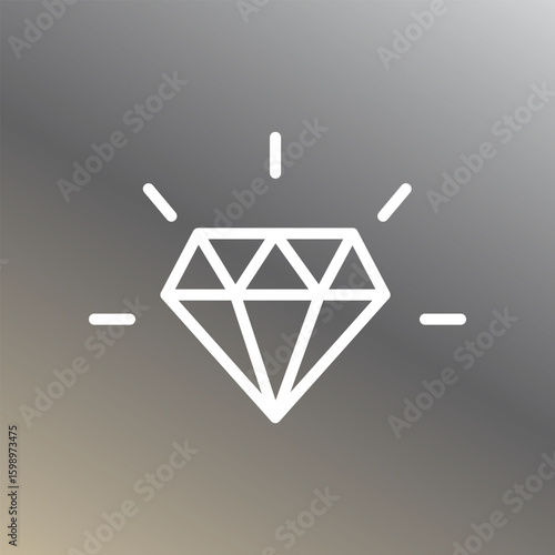 Diamond Icon for Premium Quality