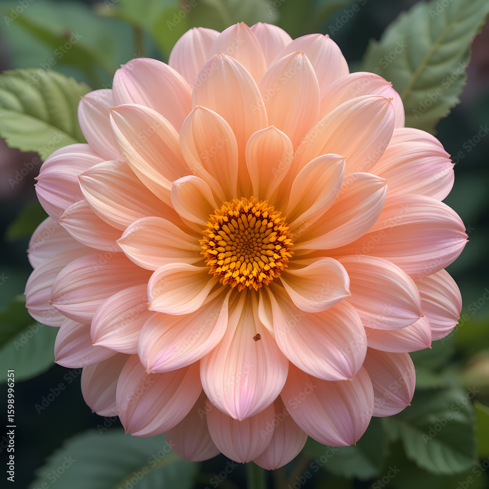 Fototapeta premium dahlia in the garden