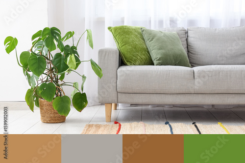 Interior of living room wit...