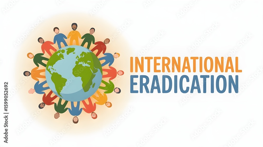 Fototapeta premium The International Day for the Eradication of Poverty is an international observance celebrated each year on October 17 throughout the world.