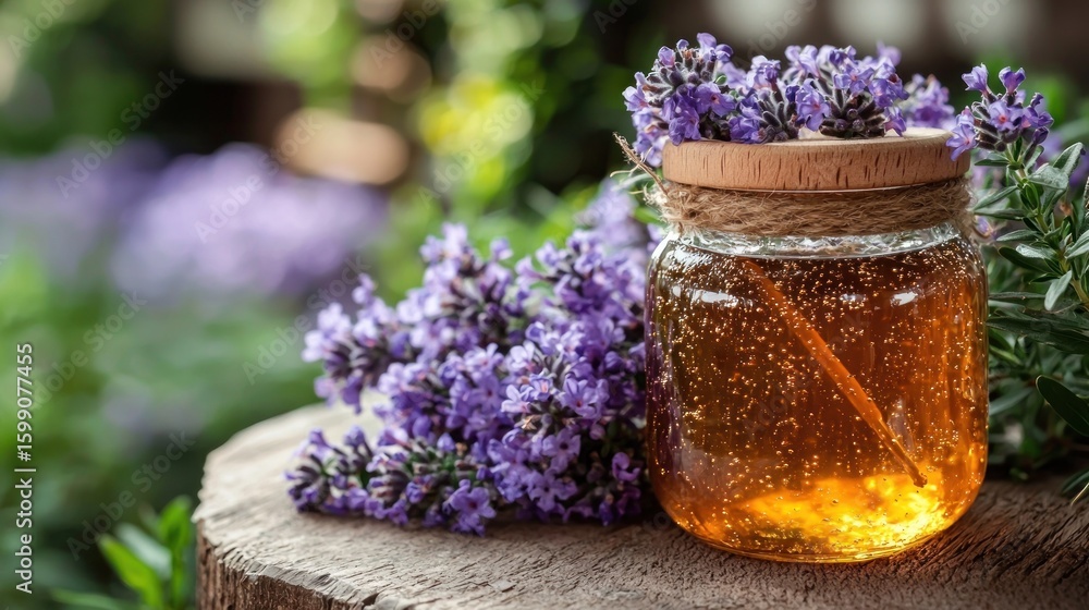 Lavender Honey Jar: A Delightful Blend of Nature's Sweetness Lavender Honey Jar: A Delightful Blend of Nature's Sweetness