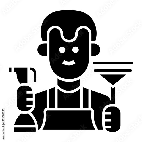 cleaning Solid icon
