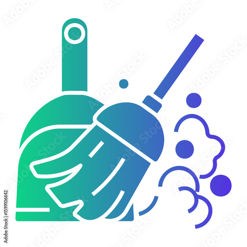 cleaning Gradient icon
