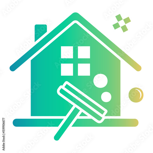 cleaning Gradient icon