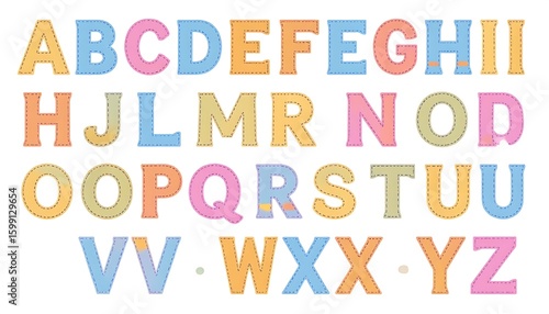 Colorful alphabet letters (2)
