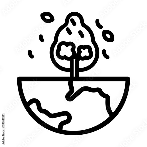 conservation Line Icon