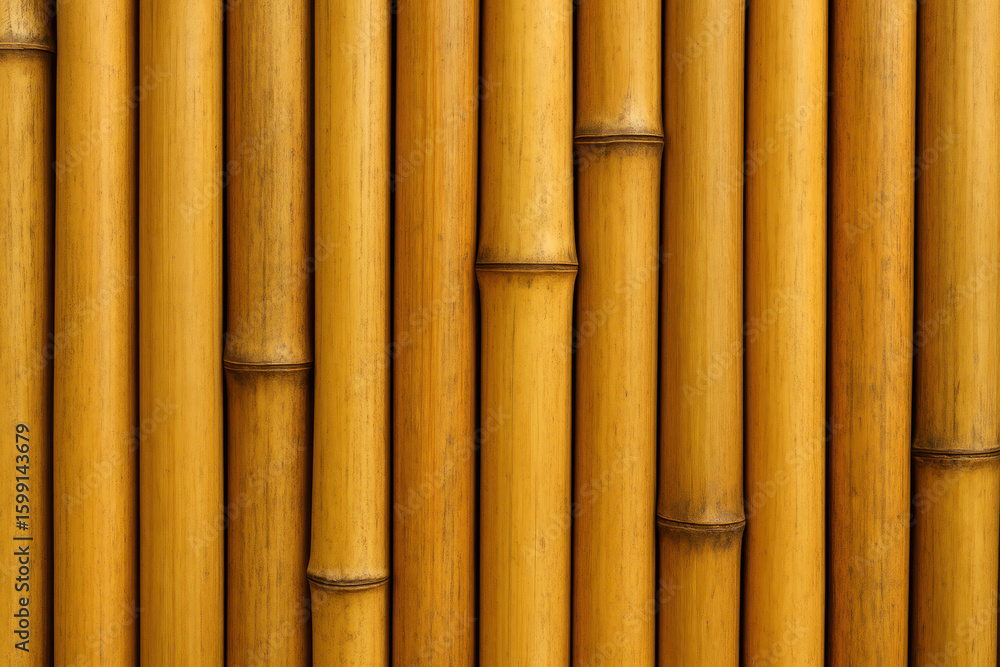 Fototapeta premium Bamboo Stalks Close-up Photo