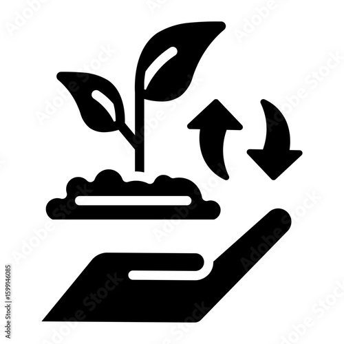 conservation Solid icon