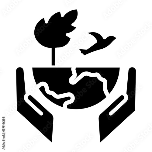 conservation Solid icon