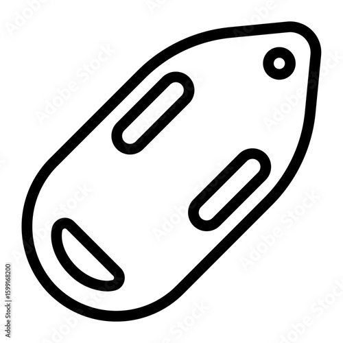 kickboard Line Icon