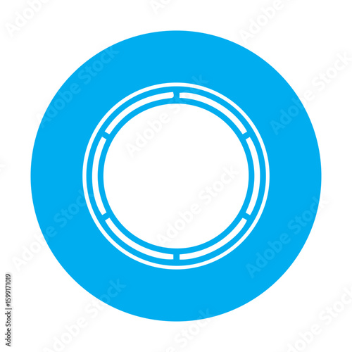 Adhesive tape colored icon