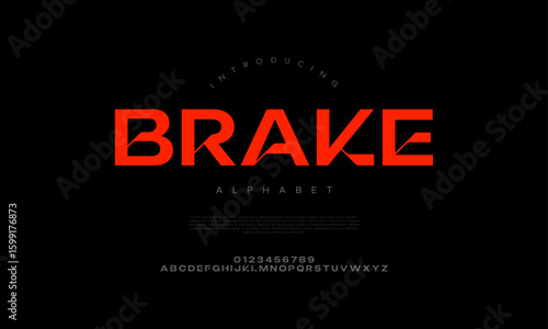 Display font, ideal for sports branding, posters, and dynamic graphics