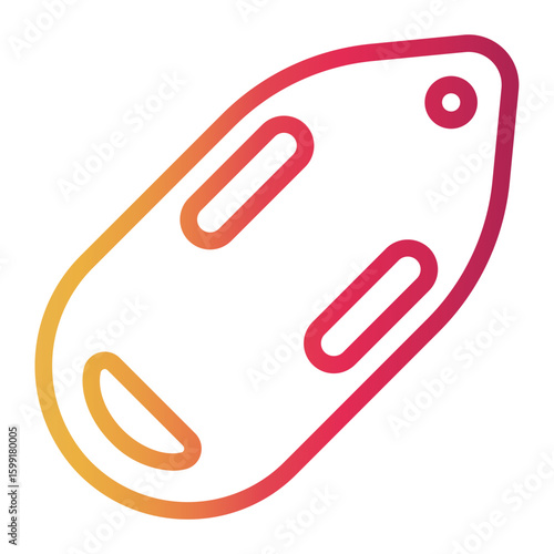 kickboard Line Gradient Icon