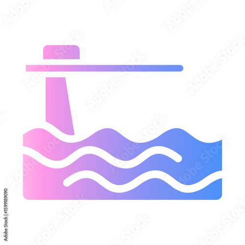 diving Gradient icon