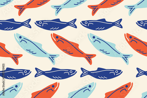 Foto La dolce vita seamless pattern